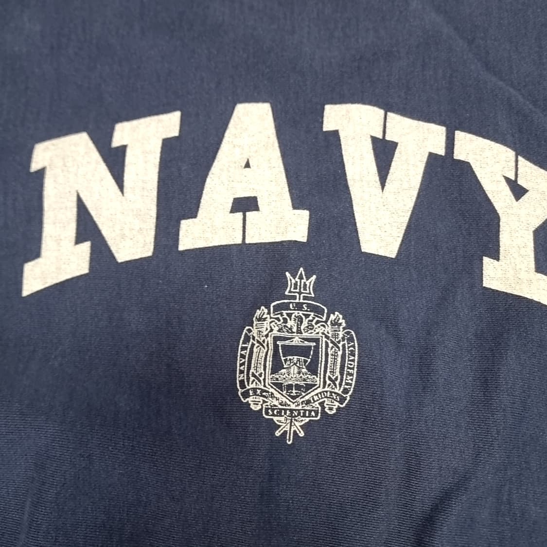 아웃스탠딩 미군 네이비 맨투맨 티셔츠(L) 상품이미지2