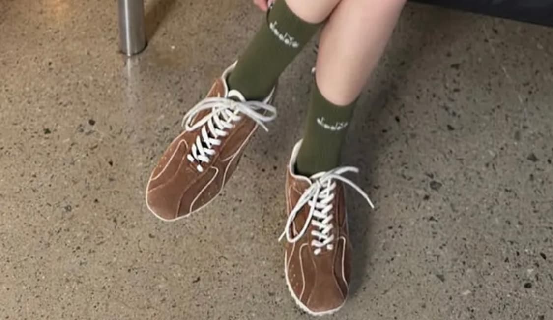 야세 스웨이드 브라운 스니커즈 280 상품이미지3