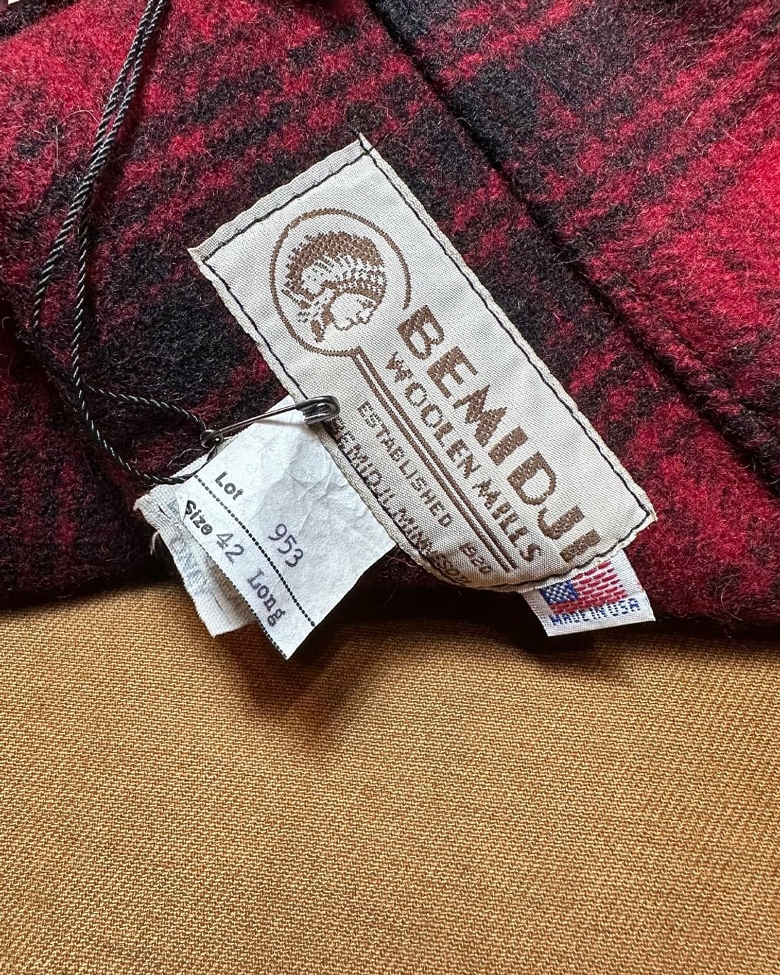 80-90s 헤비 울 버팔로 매키노 헌팅 자켓 made in usa 상품이미지8