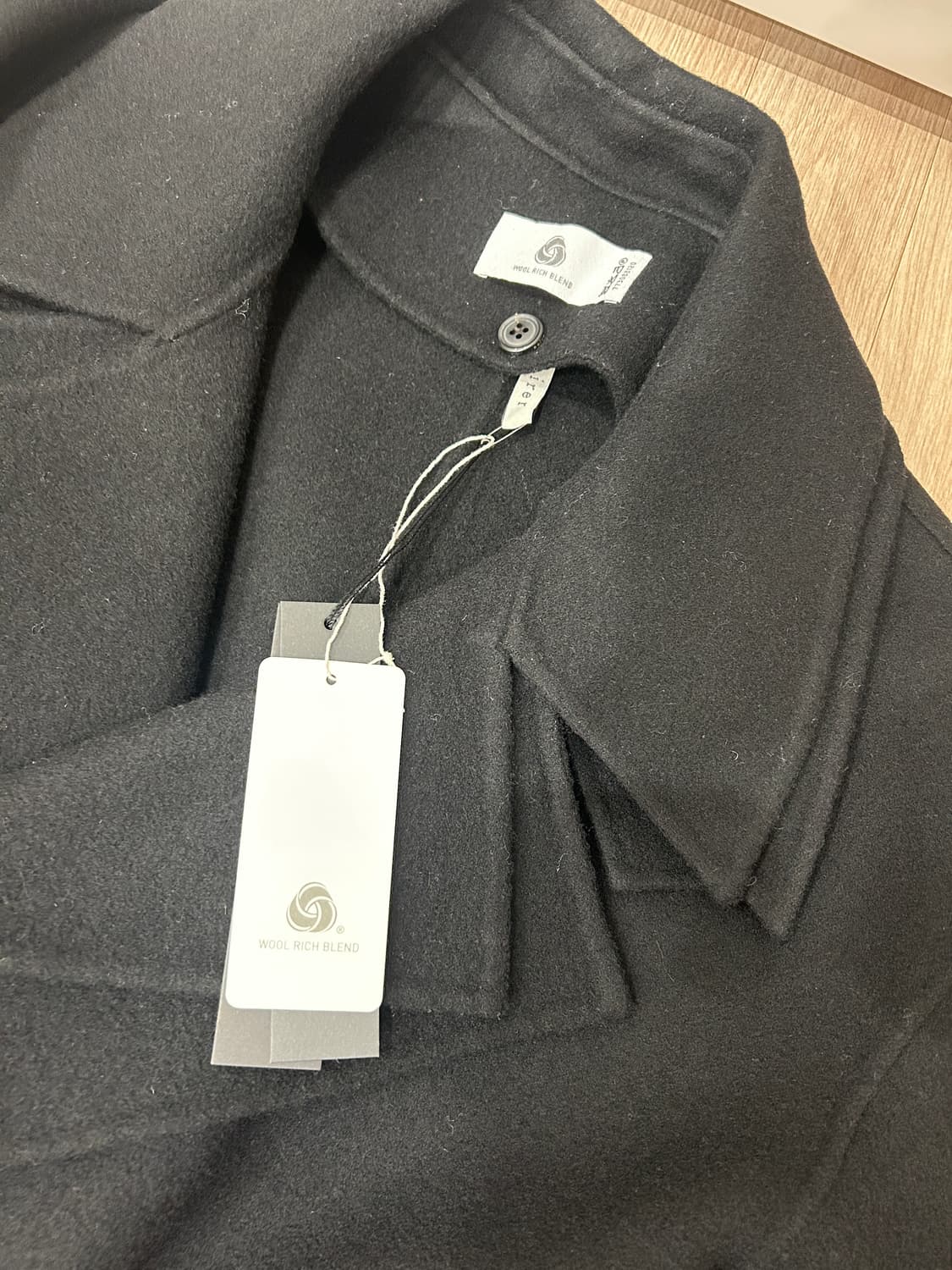 노이어 핸드메이드 캐시미어 레이어드 트렌치 코트 블랙 52 상품이미지7