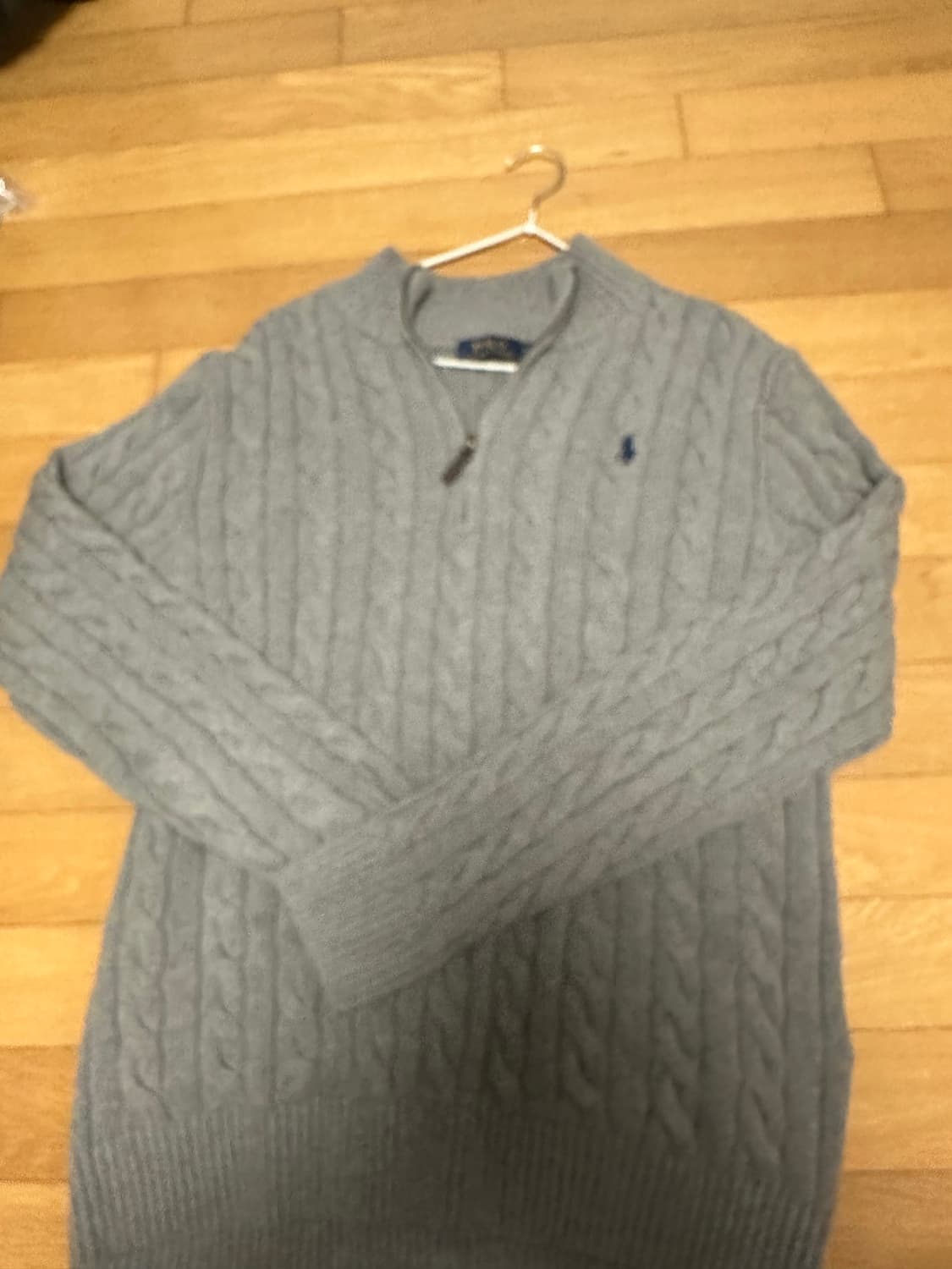 폴로 랄프로렌 반집업니트 xl 팝니다 상품이미지1