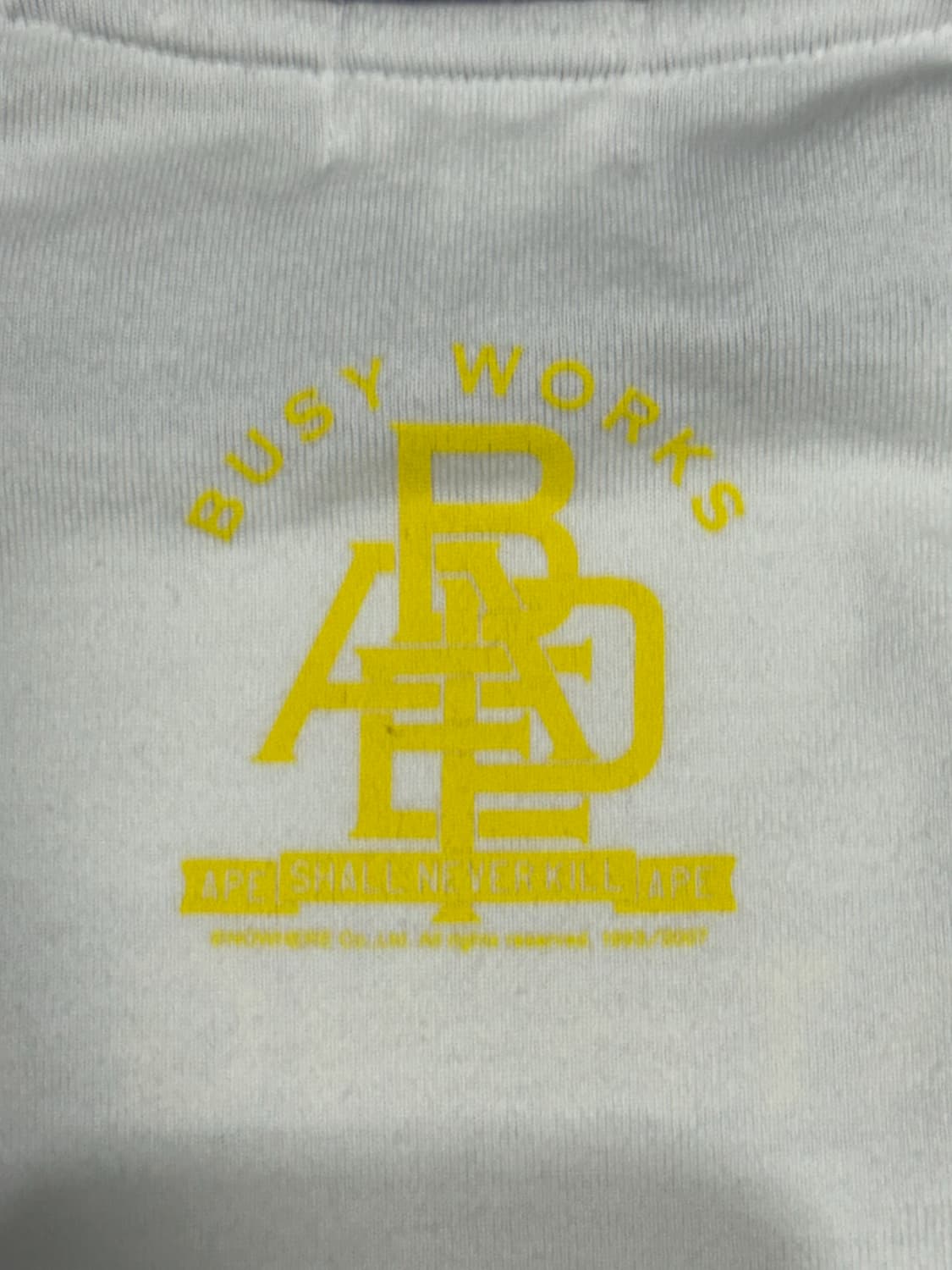 2007 니고 시절 진짜 베이프 라글란 롱슬리브 티셔츠  상품이미지2