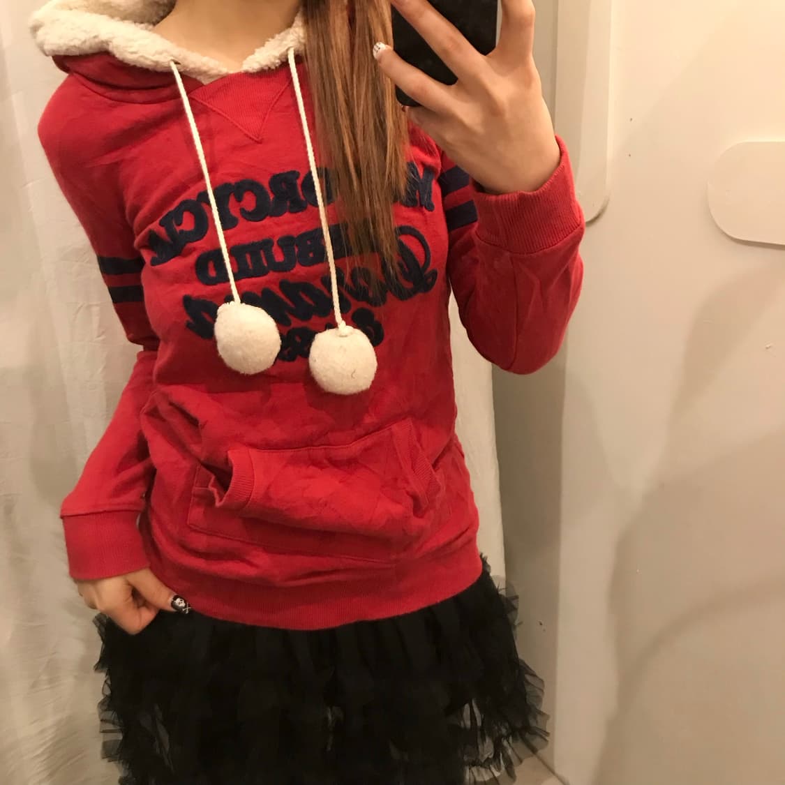 Ingni 잉그니 폼폼 라떼갸루 로리 후디 상품이미지1