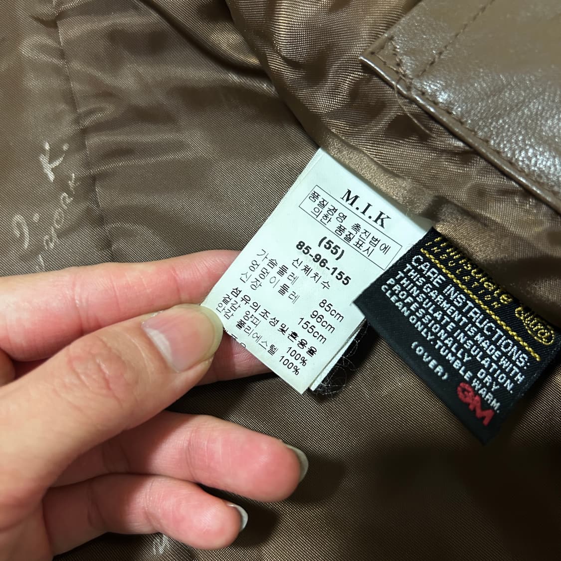 빈티지 브라운 양가죽 자켓 상품이미지5