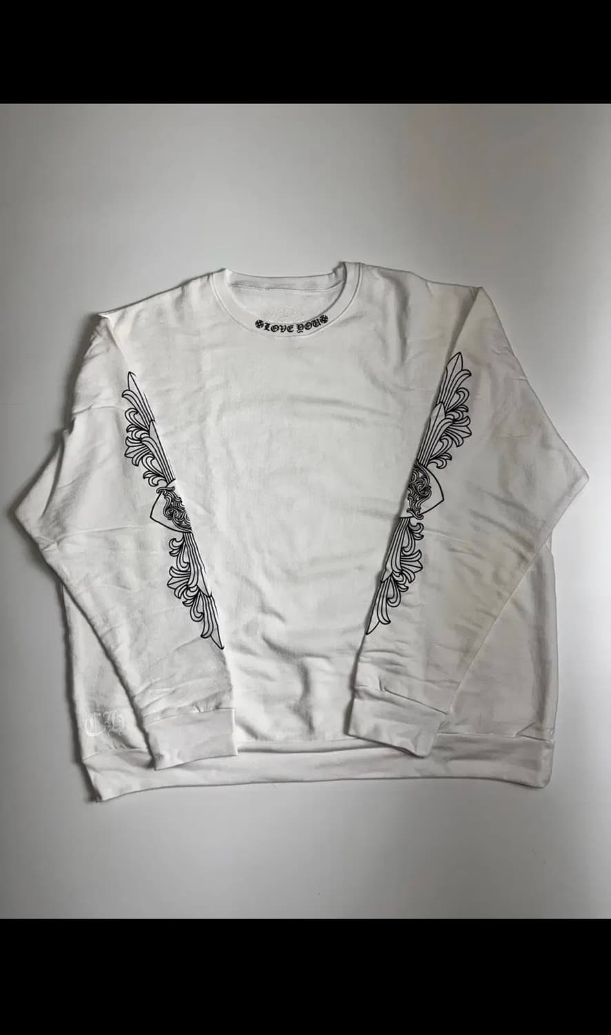 크롬하츠 러브유 크루넥 플로랄맨투맨 상품이미지1