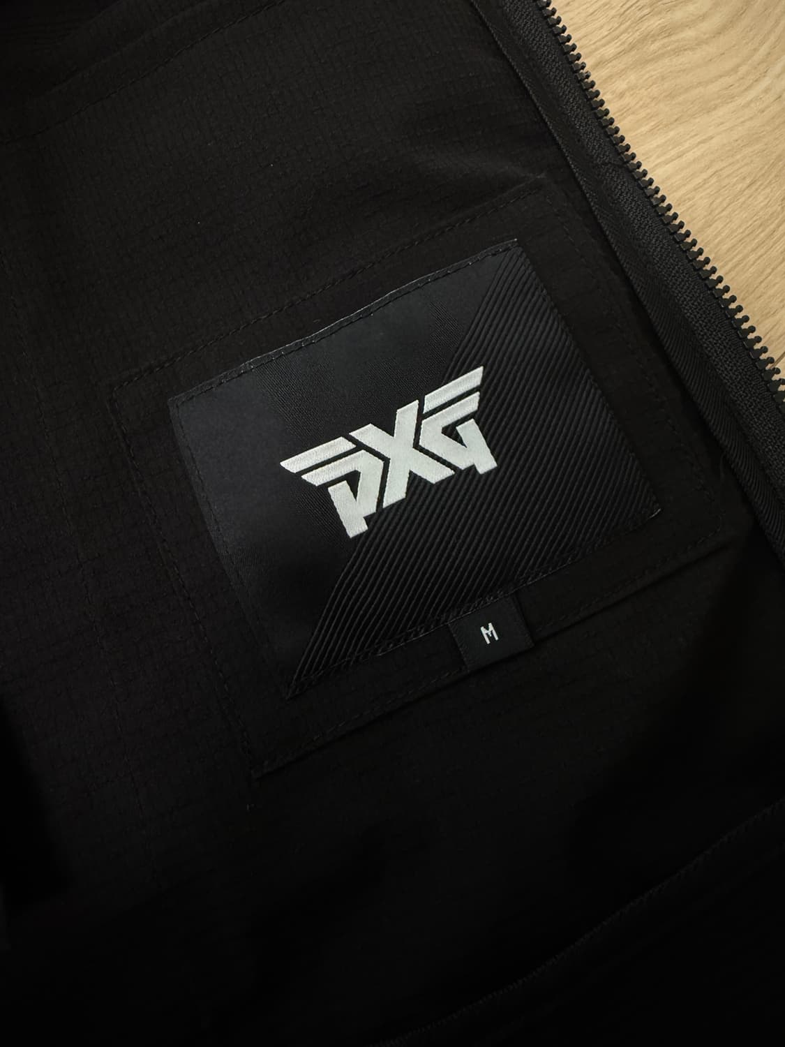 PXG 블랙 블루종 바람막이 자켓 M 상품이미지4