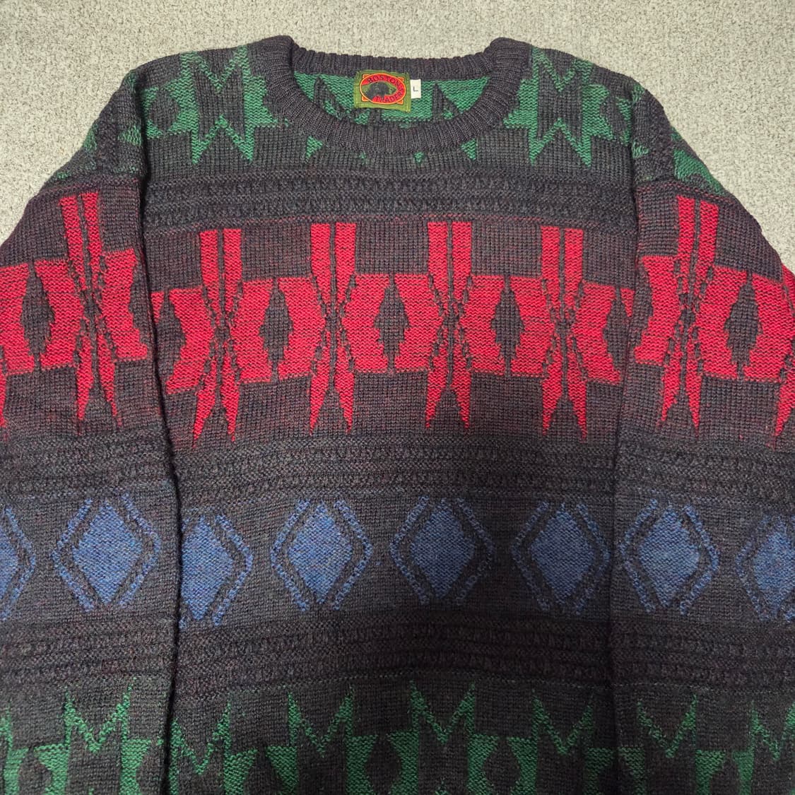 Boston Traders 빈티지 노르딕 울 니트 L(100) 상품이미지2