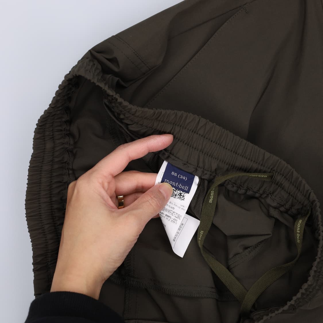 [86(34)] 신형 몽벨 등산복 액티브 카고팬츠 1231H2 상품이미지3