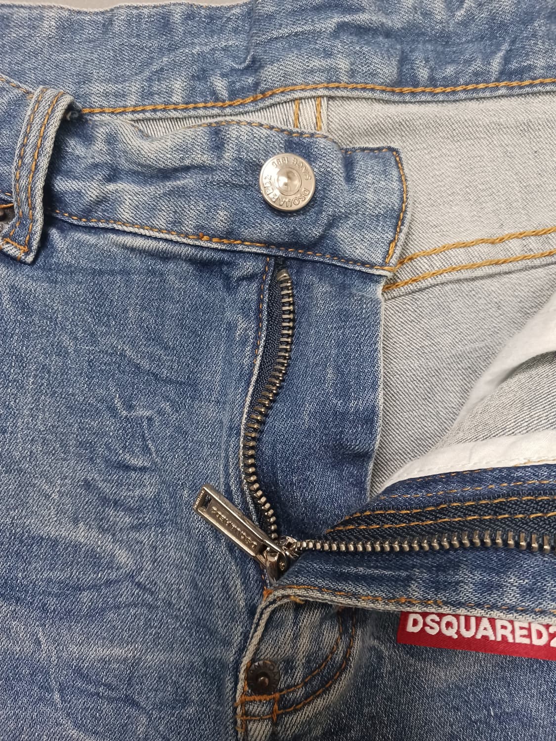 [34] 디스퀘어드2 화이트페인트 디스 슬림진 청바지 상품이미지6