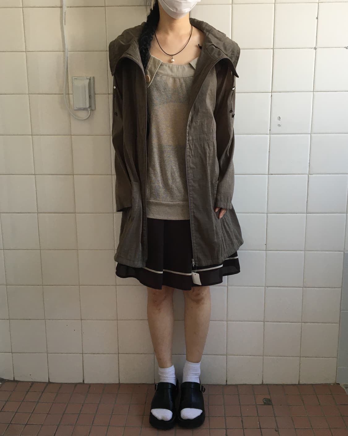 Glossy high neck jacket 상품이미지7