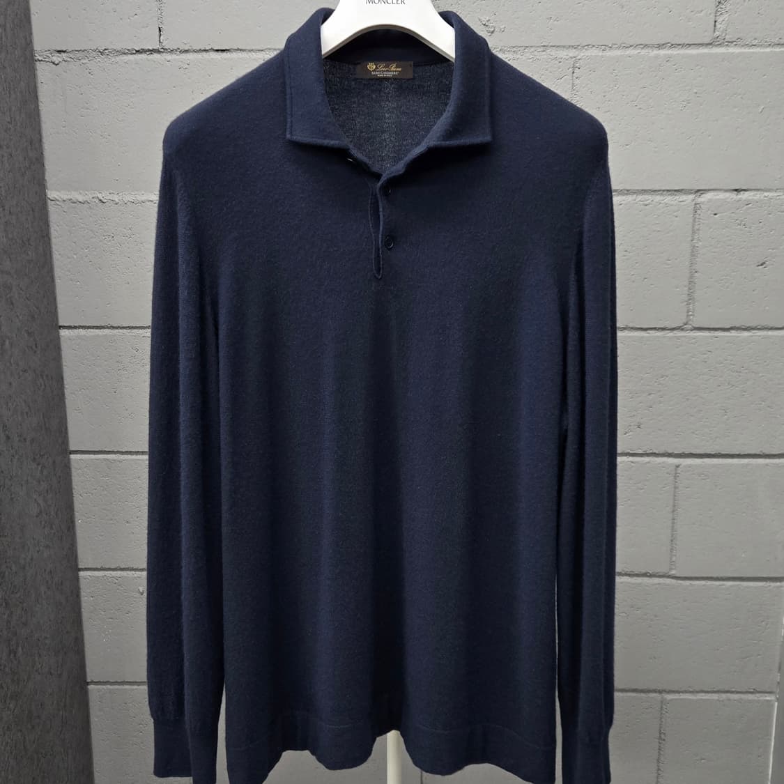 빅사이즈62 / 로로피아나 베이비캐시미어 카라 니트 상품이미지2