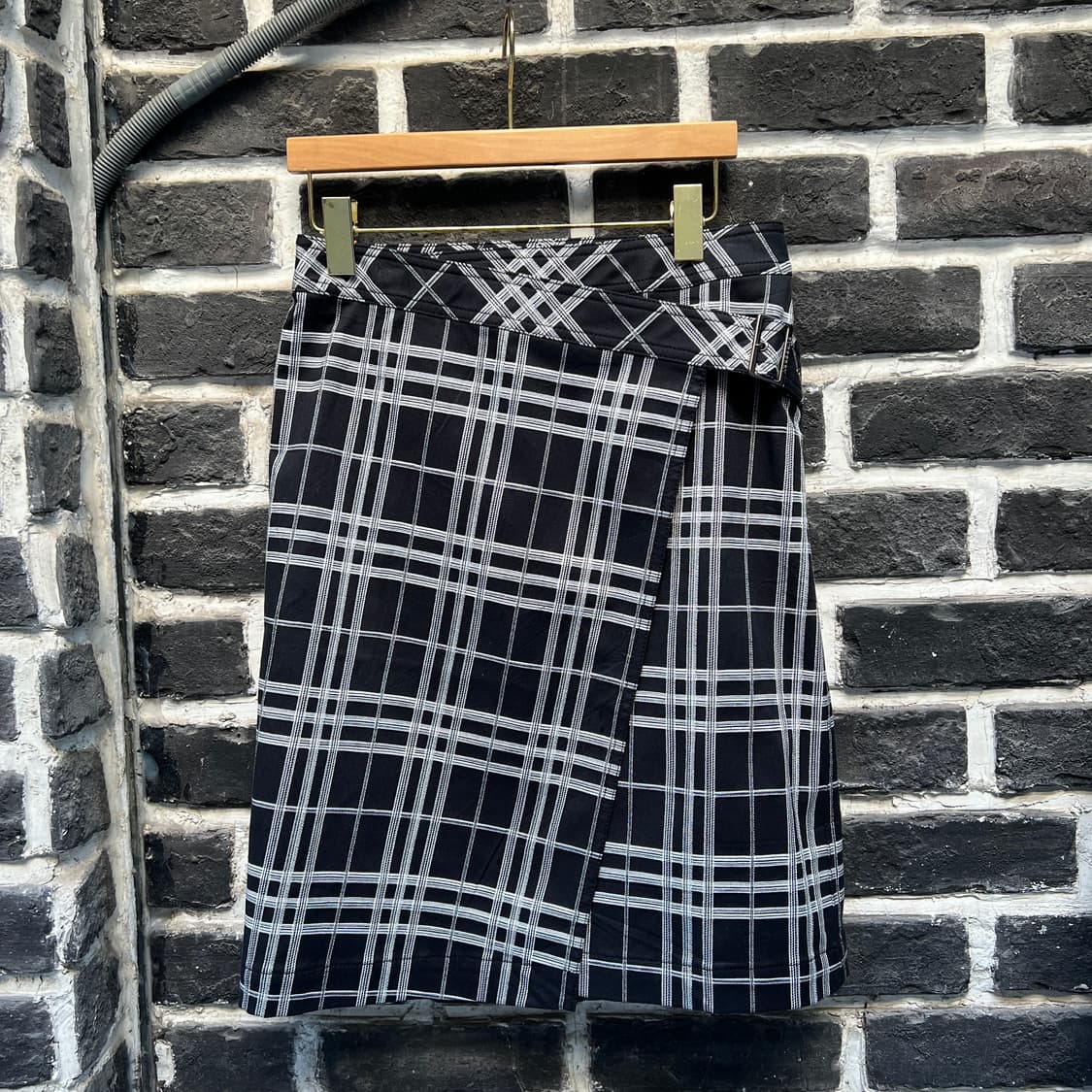 버버리 런던 체크 랩 스커트 상품이미지4
