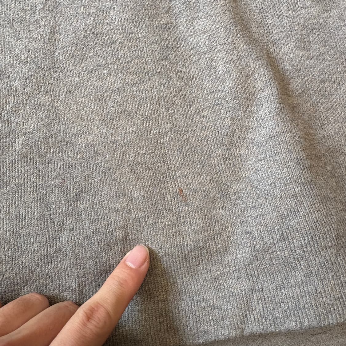 폴로 정품 그레이 반집업 니트 상품이미지9