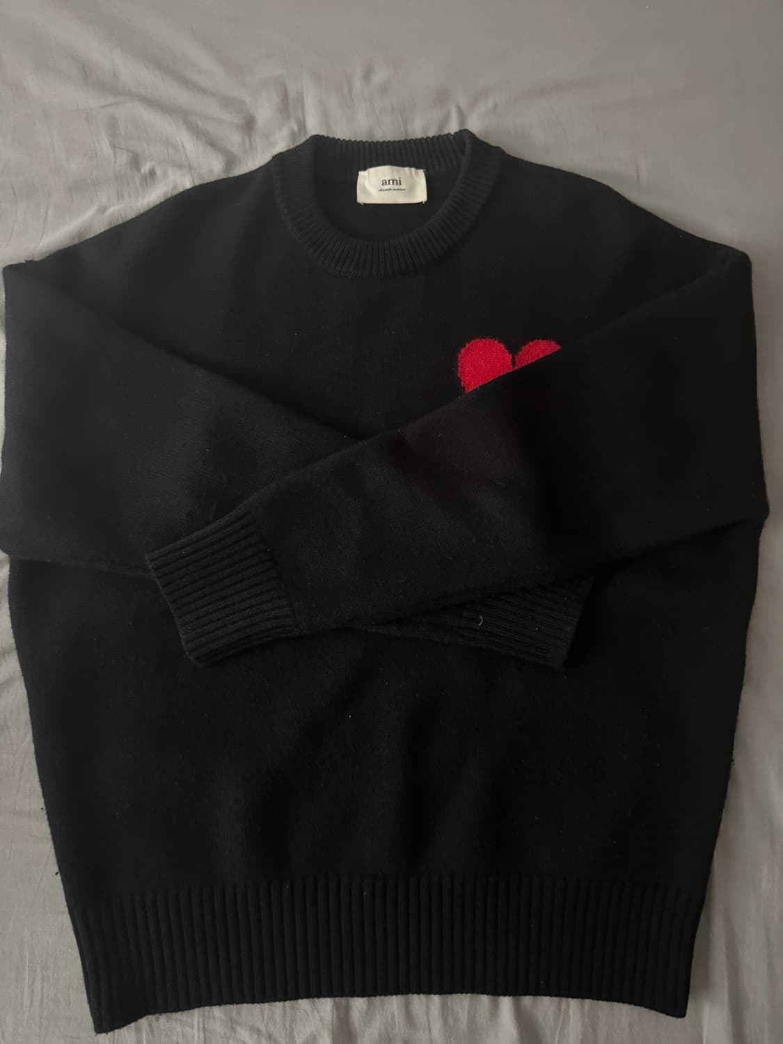 (상태좋음)아미 인타르시아 빅하트 니트 S 상품이미지1