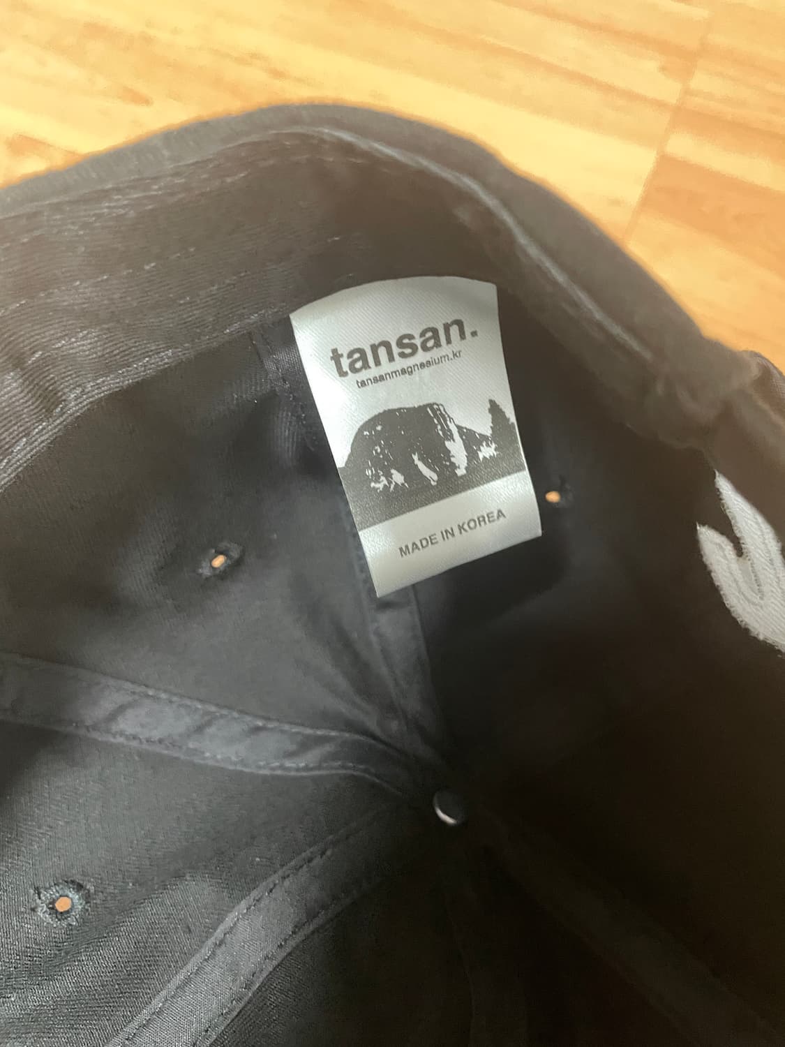 탄산마그네슘 혼 아플리케 볼캡 (블랙) 상품이미지5