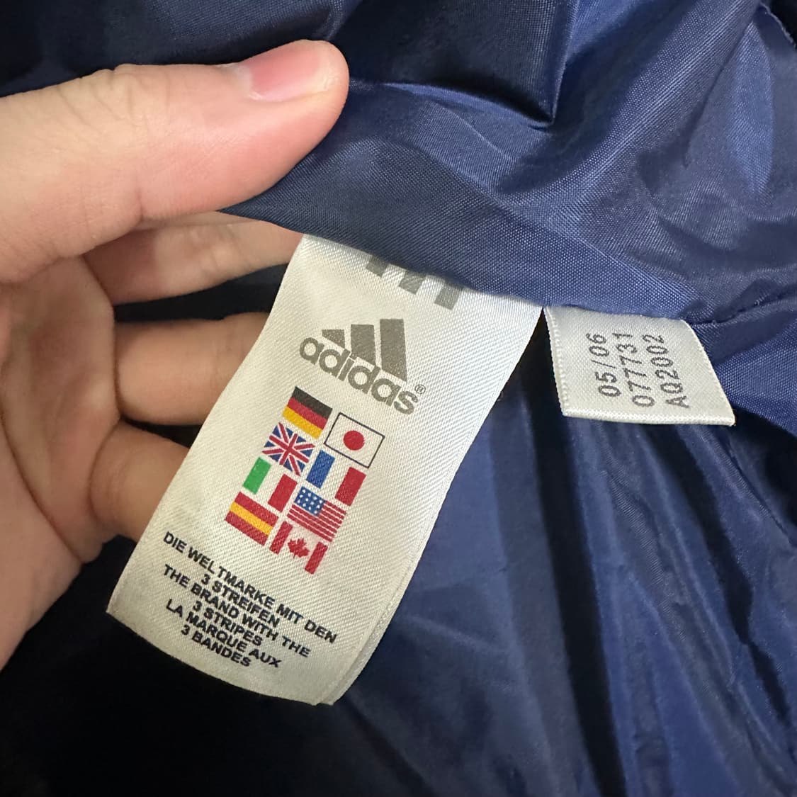 (100) 아디다스 첼시 패딩 점퍼 네이비 상품이미지3