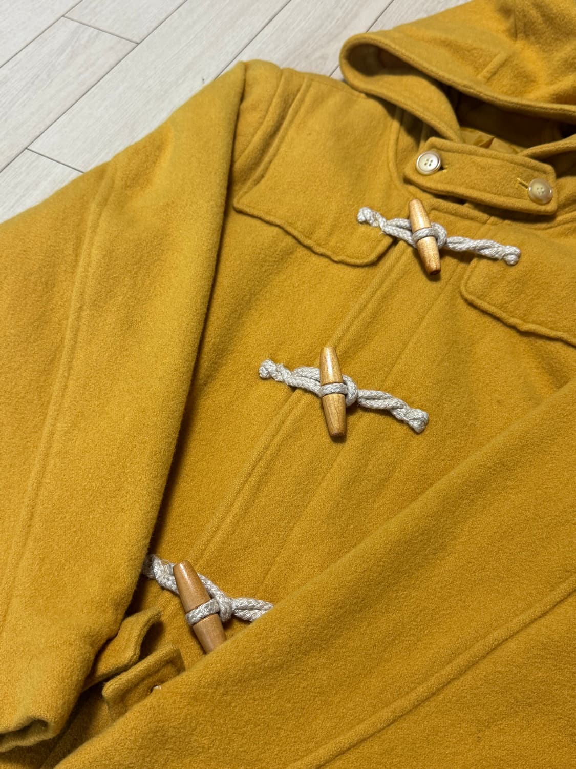 JPN 빈티지 후드 더플코트 상품이미지5