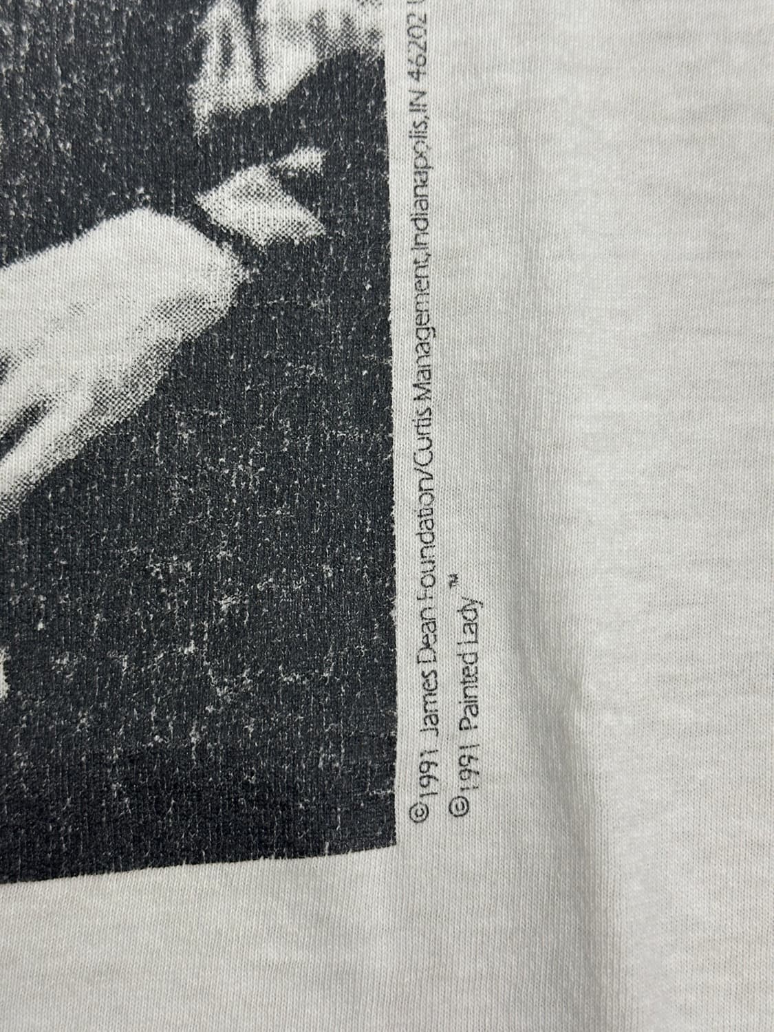 1991' James Dean 포토 티셔츠 L 상품이미지4