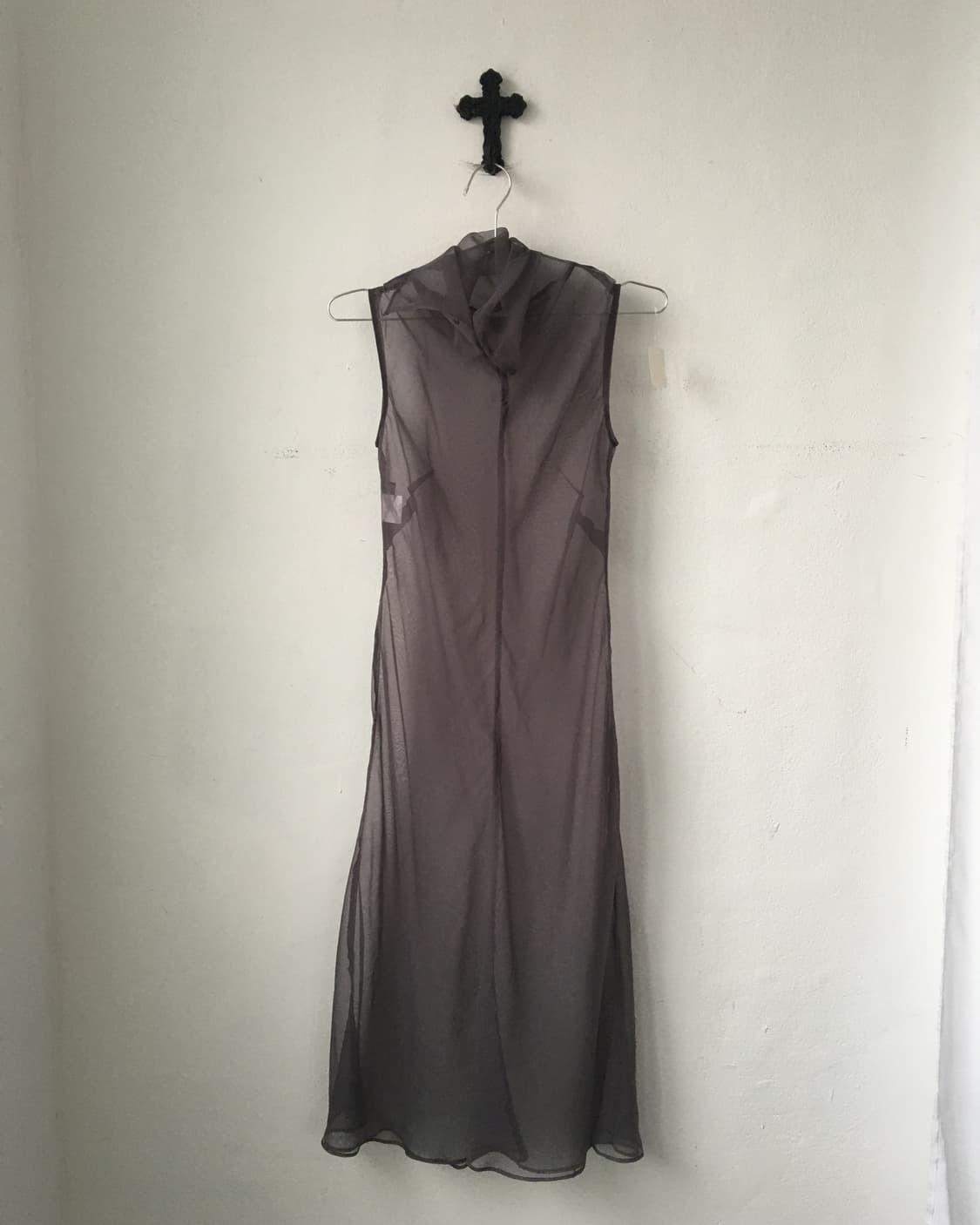 High neck see through onepiece 상품이미지2