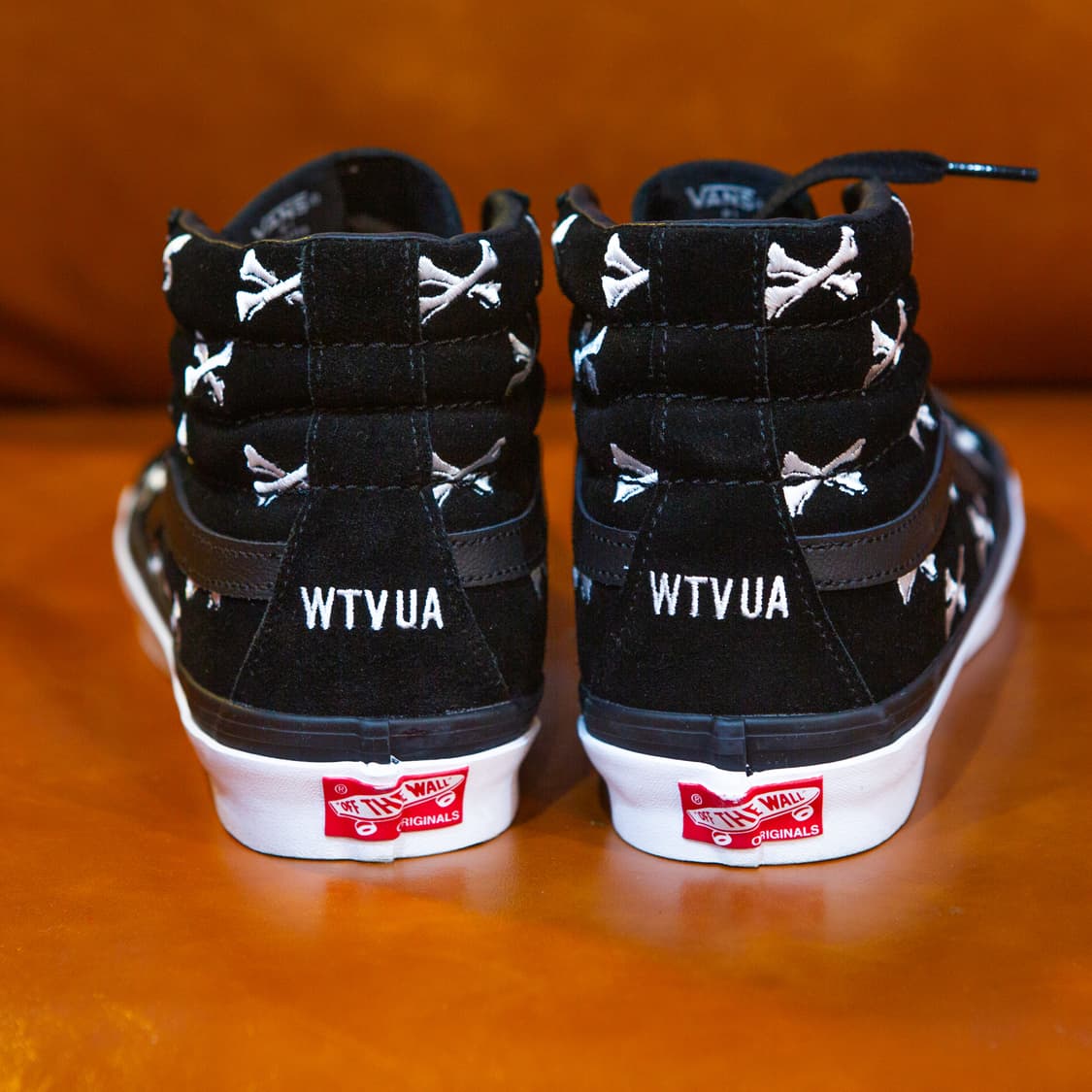 WTAPS X 반스 스케이트 하이 본 블랙 상품이미지4