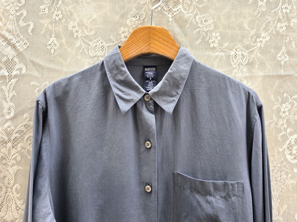 랜즈 엔드 (실크 100%) 블라우스 상품이미지2