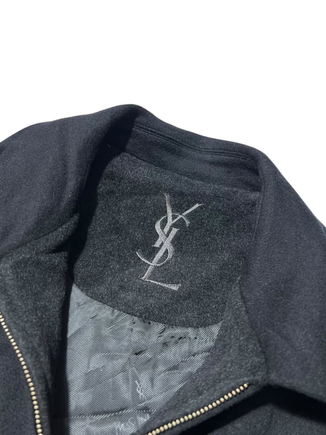 입생로랑 YSL 캐시미어 모직 블루종 자켓 105 상품이미지3