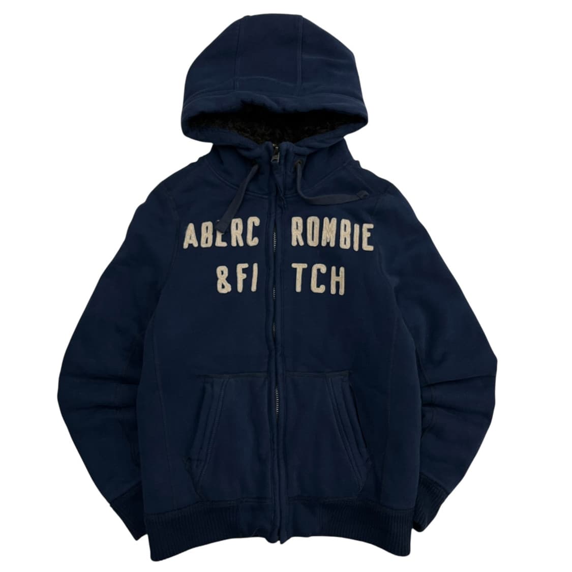 아베크롬비 네이비 울프죠 후드집업 M 상품이미지3