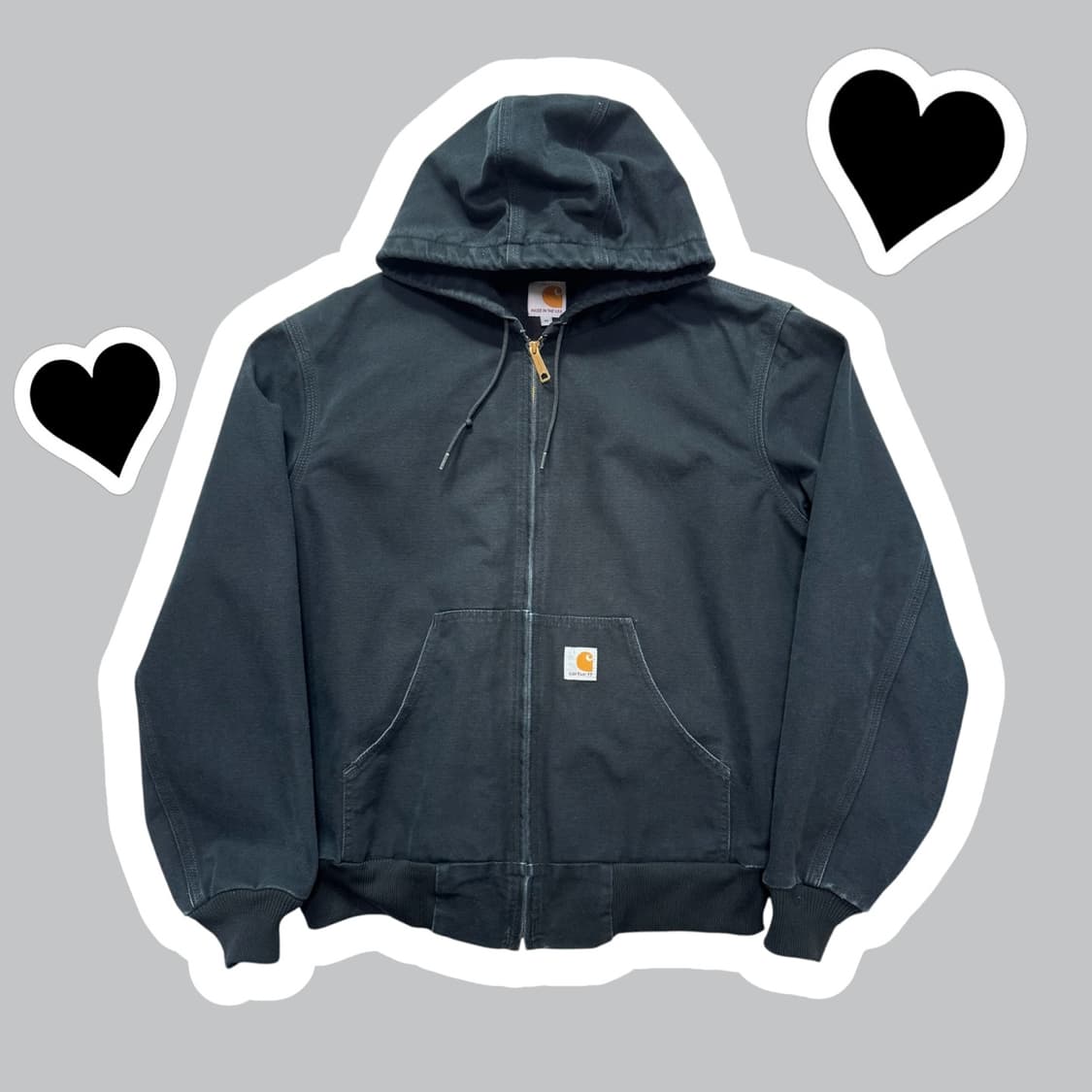 칼하트 j131BLK 덕 엑티브자켓 상품이미지1