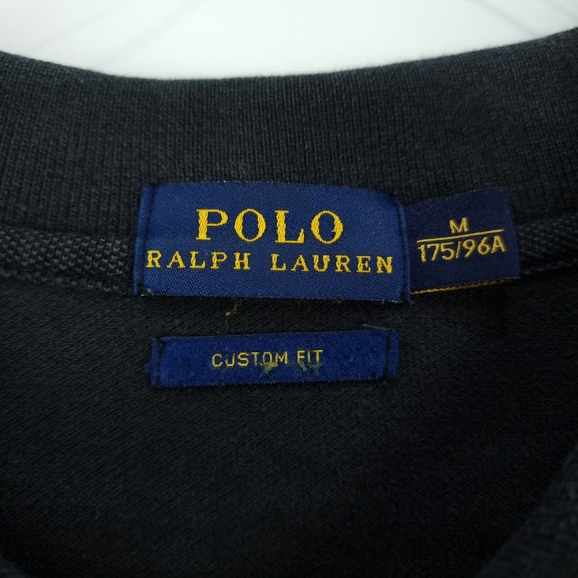 [폴로 랄프로렌] 포니 로고 자수 긴팔 카라티 블랙 M19496 상품이미지7