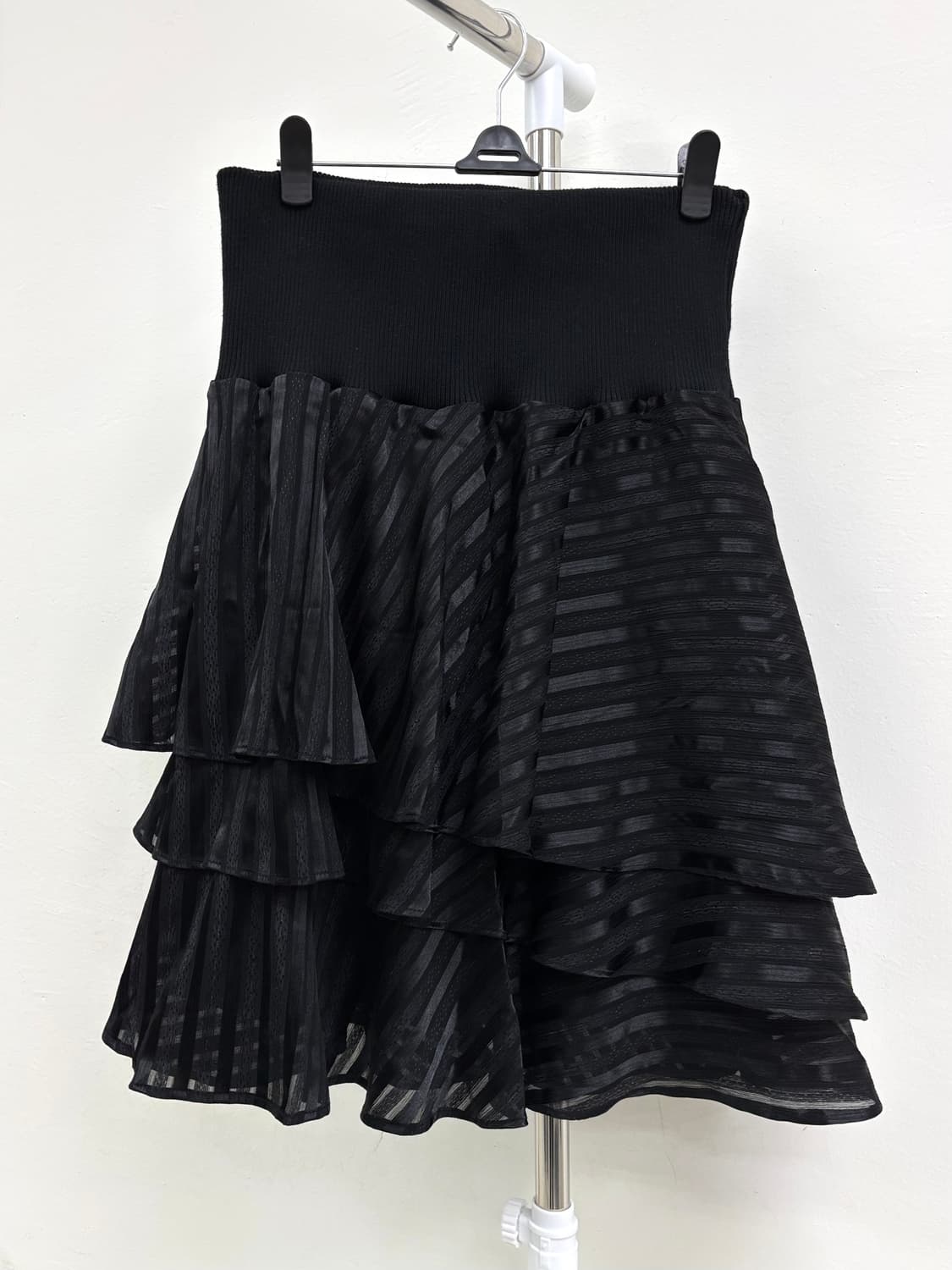 빈티지 프릴 미디 스커트 상품이미지5