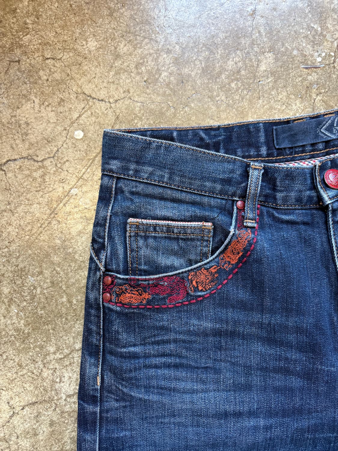 14년도 EVISU 슬림 스트레이트 데님 상품이미지3