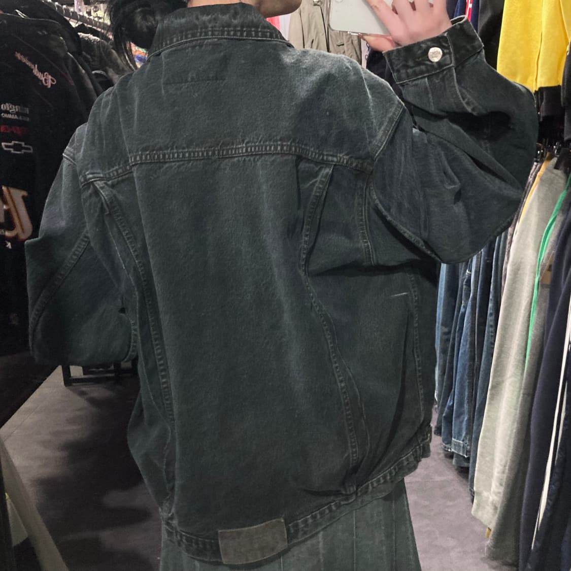 [IM] vtg 흑청 데님 자켓 상품이미지6