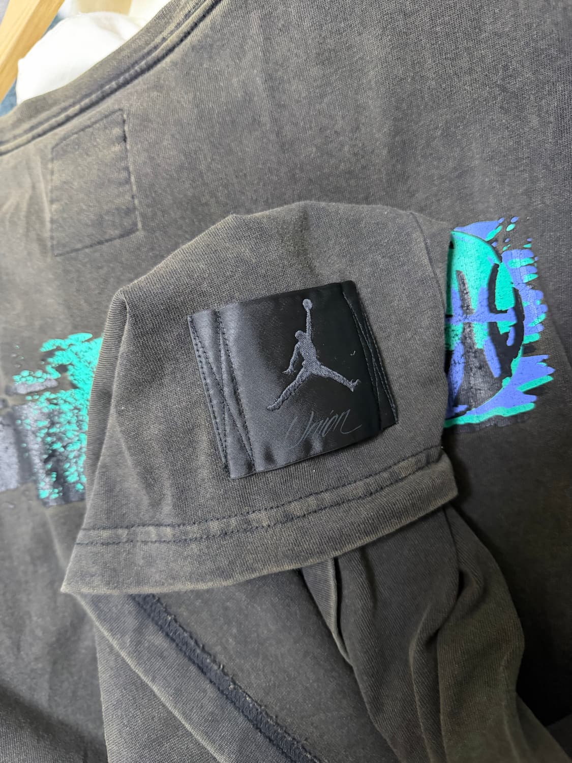 조던x유니온 반팔티셔츠 xxl 상품이미지6