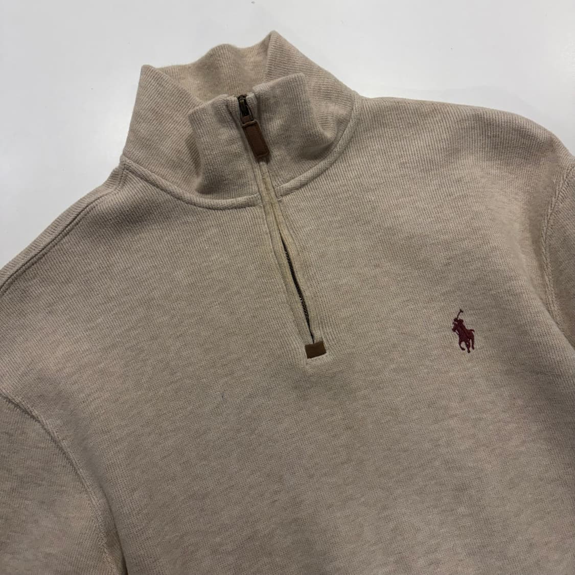 [S] 폴로 랄프로렌 하프집업 스웨트셔츠 베이지 C275 상품이미지3