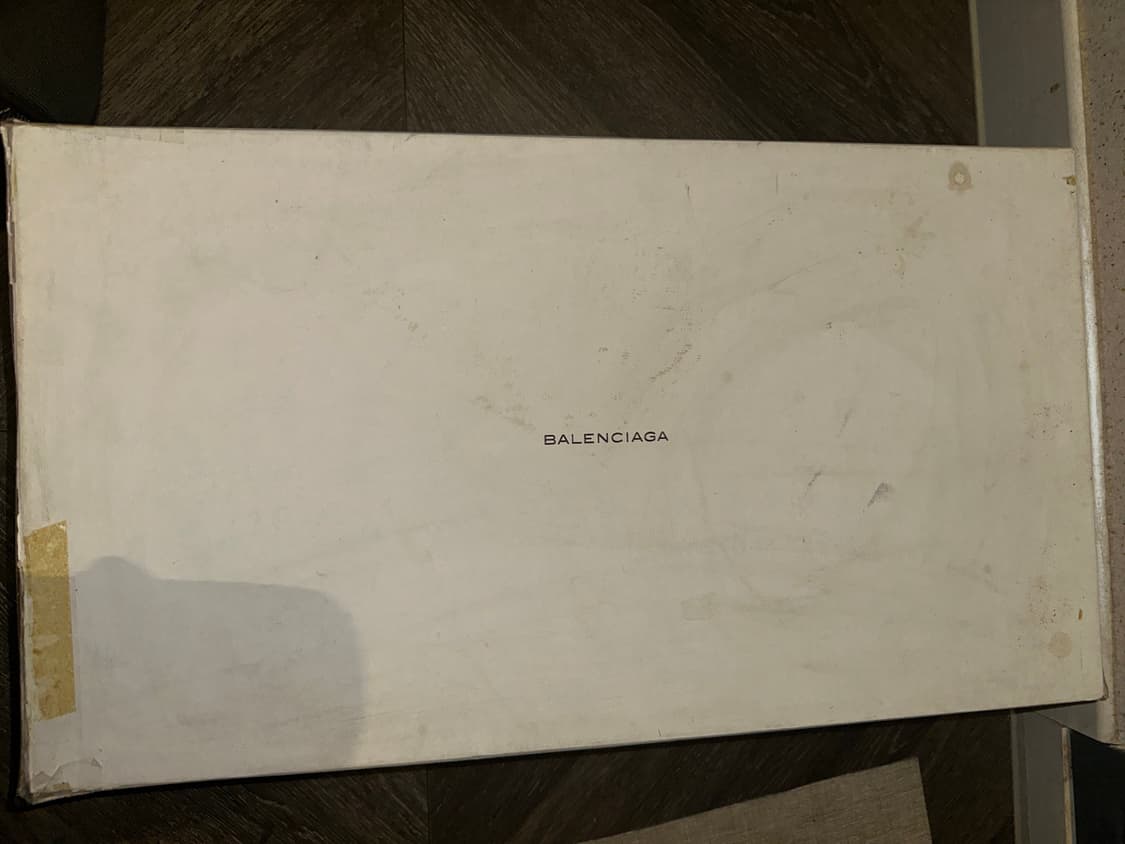 발렌시아가 2006 F/M 아카이브 블랙 레더 랩 웨지부츠 상품이미지7