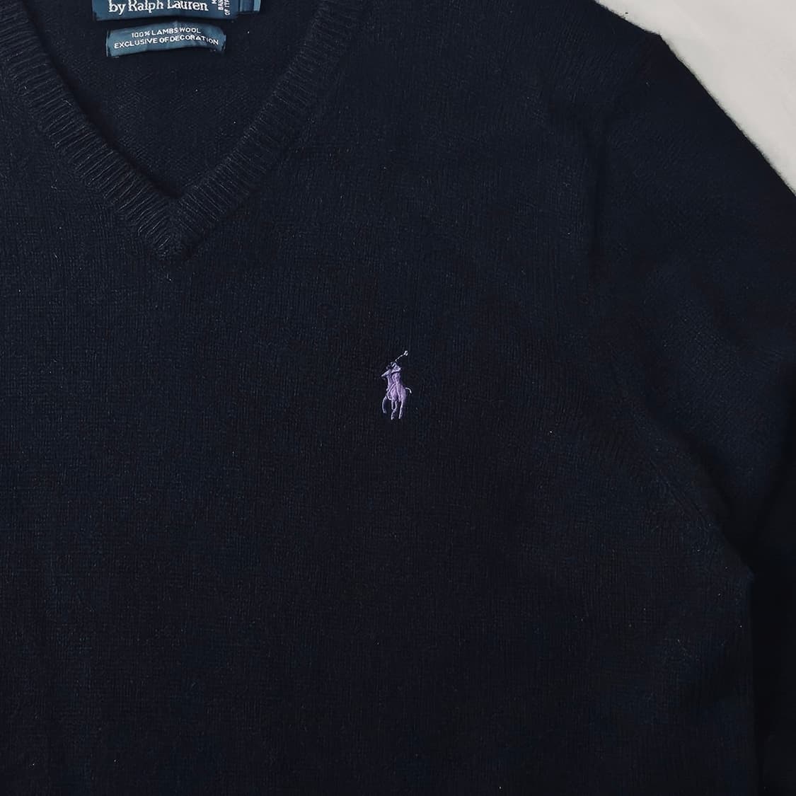 Polo 폴로 랄프로렌 블랙 브이넥 니트  상품이미지2