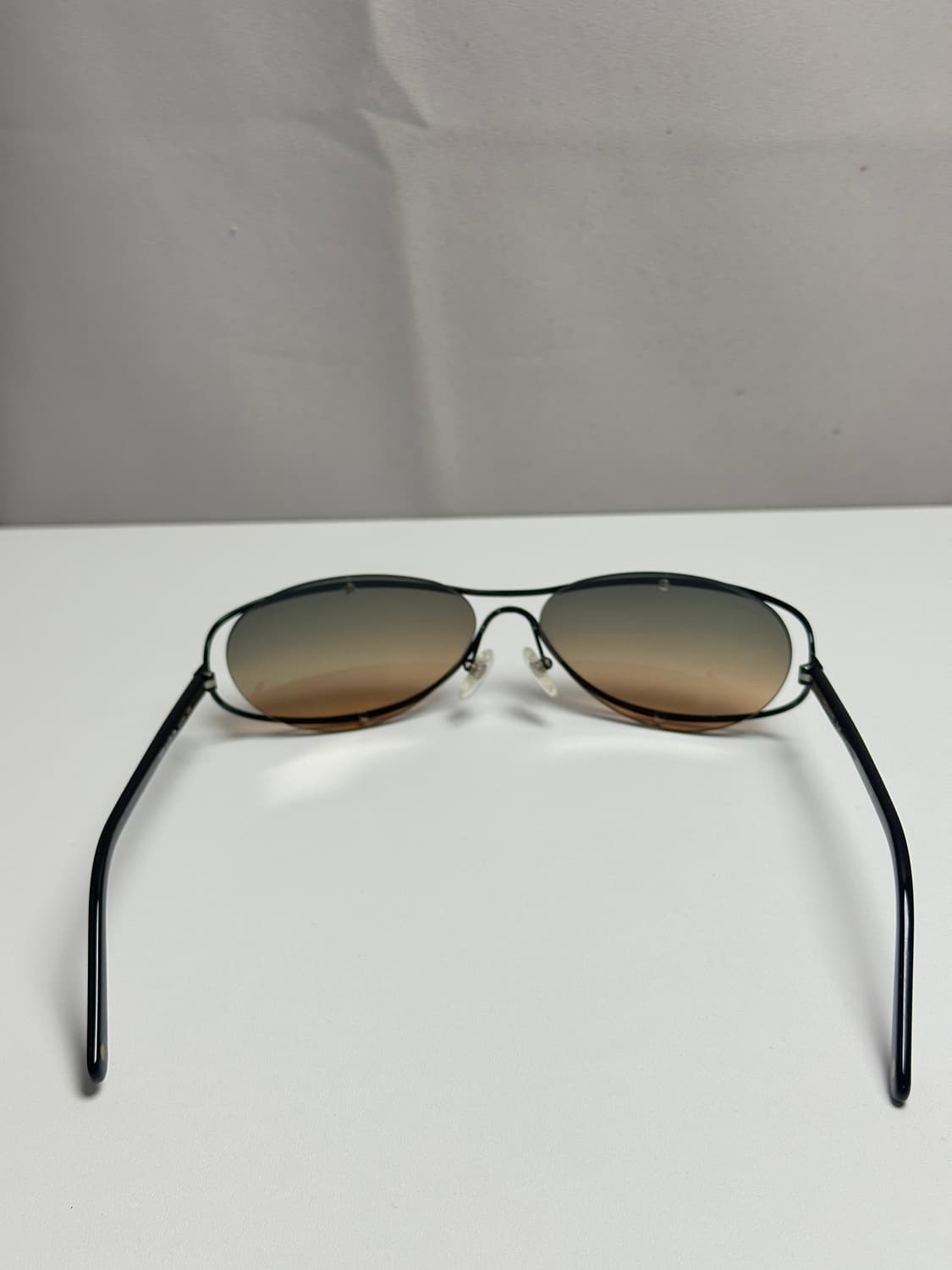 샤넬 블랙 메탈 오벌 Y2K 리바이벌 선글라스 상품이미지7