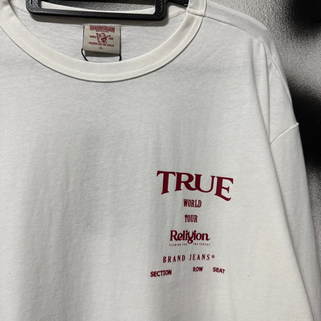 트루릴리젼 백 프린팅 월드투어 데드스탁 롱슬리브 티셔츠 상품이미지3