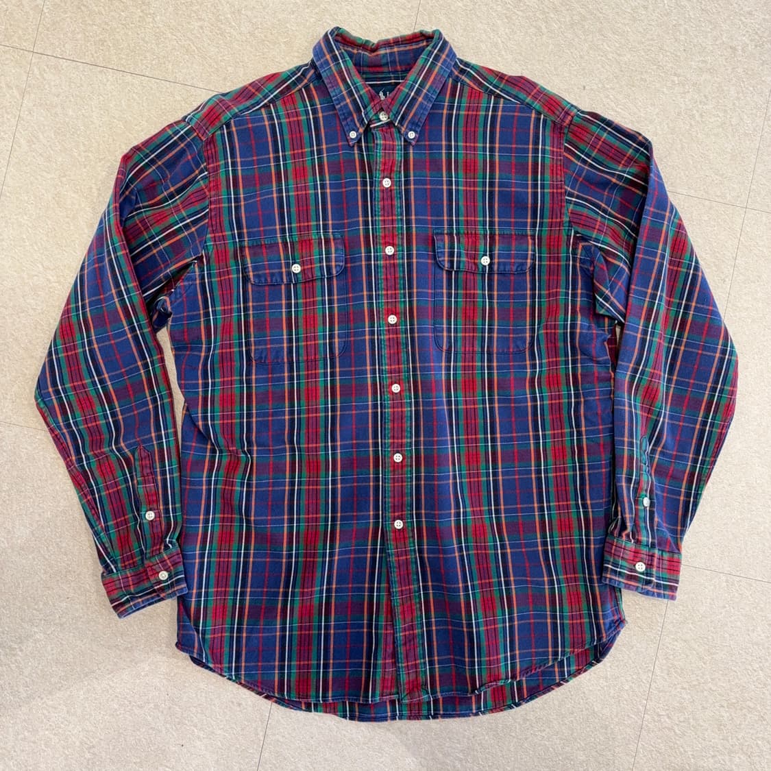 90~00s 폴로 플란넬 워크 셔츠 상품이미지4