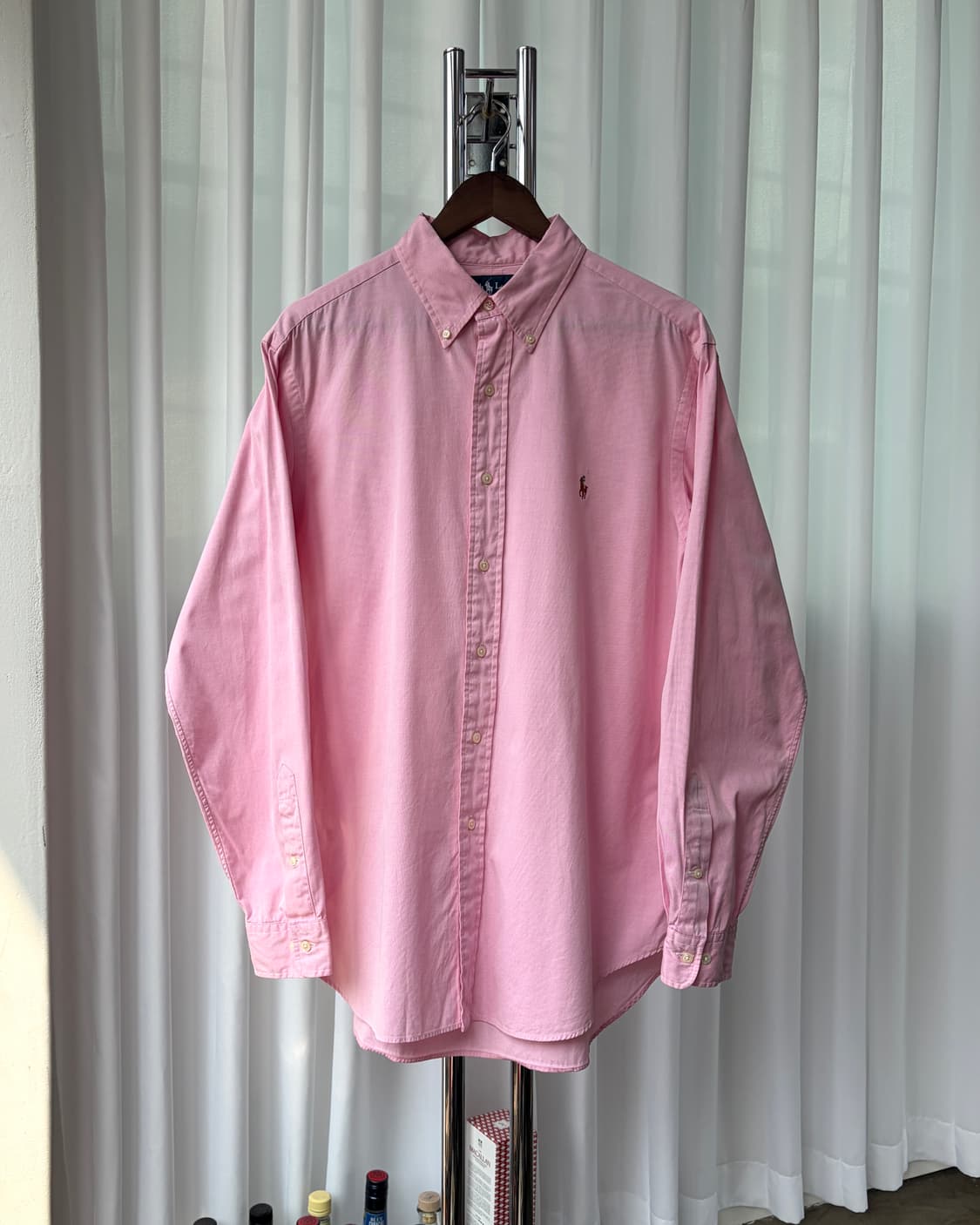 [XL]폴로 랄프로렌 클래식핏 핑크 셔츠 상품이미지4