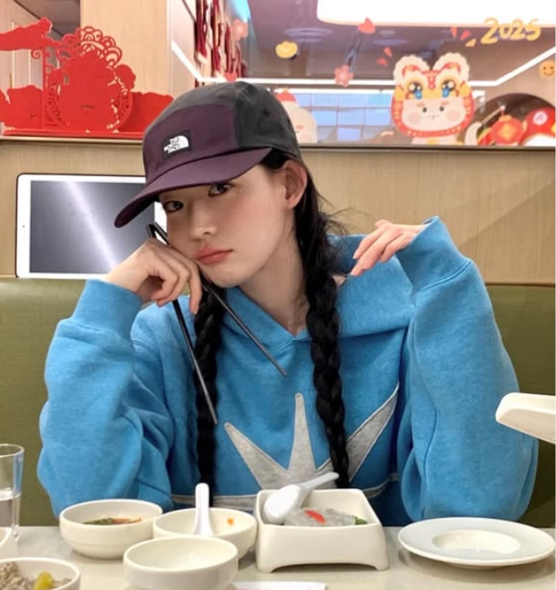 노스페이스 패널 캡 퍼플 상품이미지2