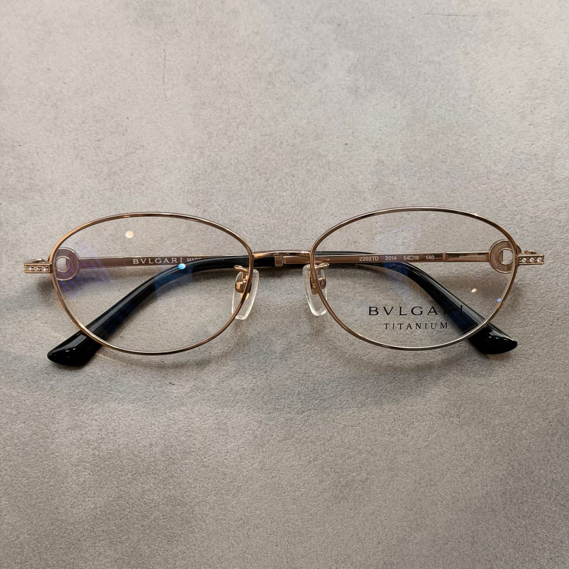 BVLGARI 불가리 큐빅 메탈 안경 2202TD 상품이미지1