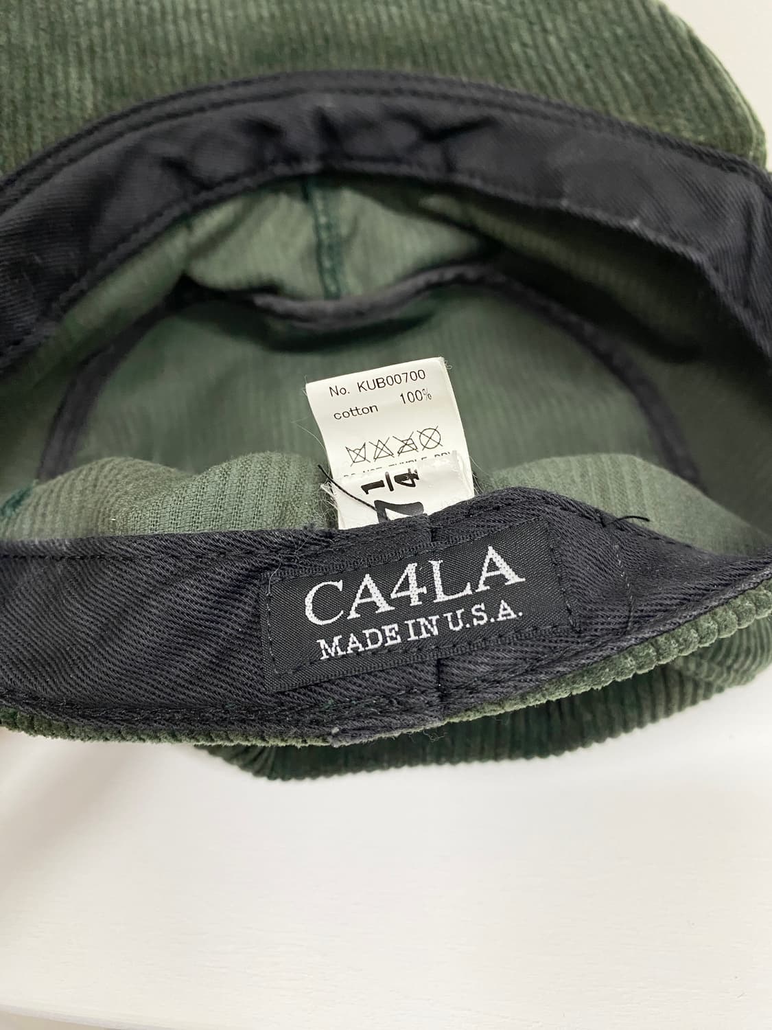 카시라 코듀로이 워크 캡 상품이미지6