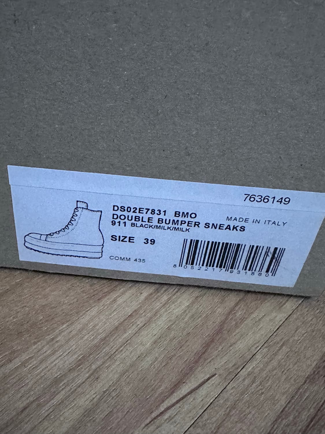 릭오웬스 다크쉐도우 메가범퍼 스니커즈 39size 상품이미지7