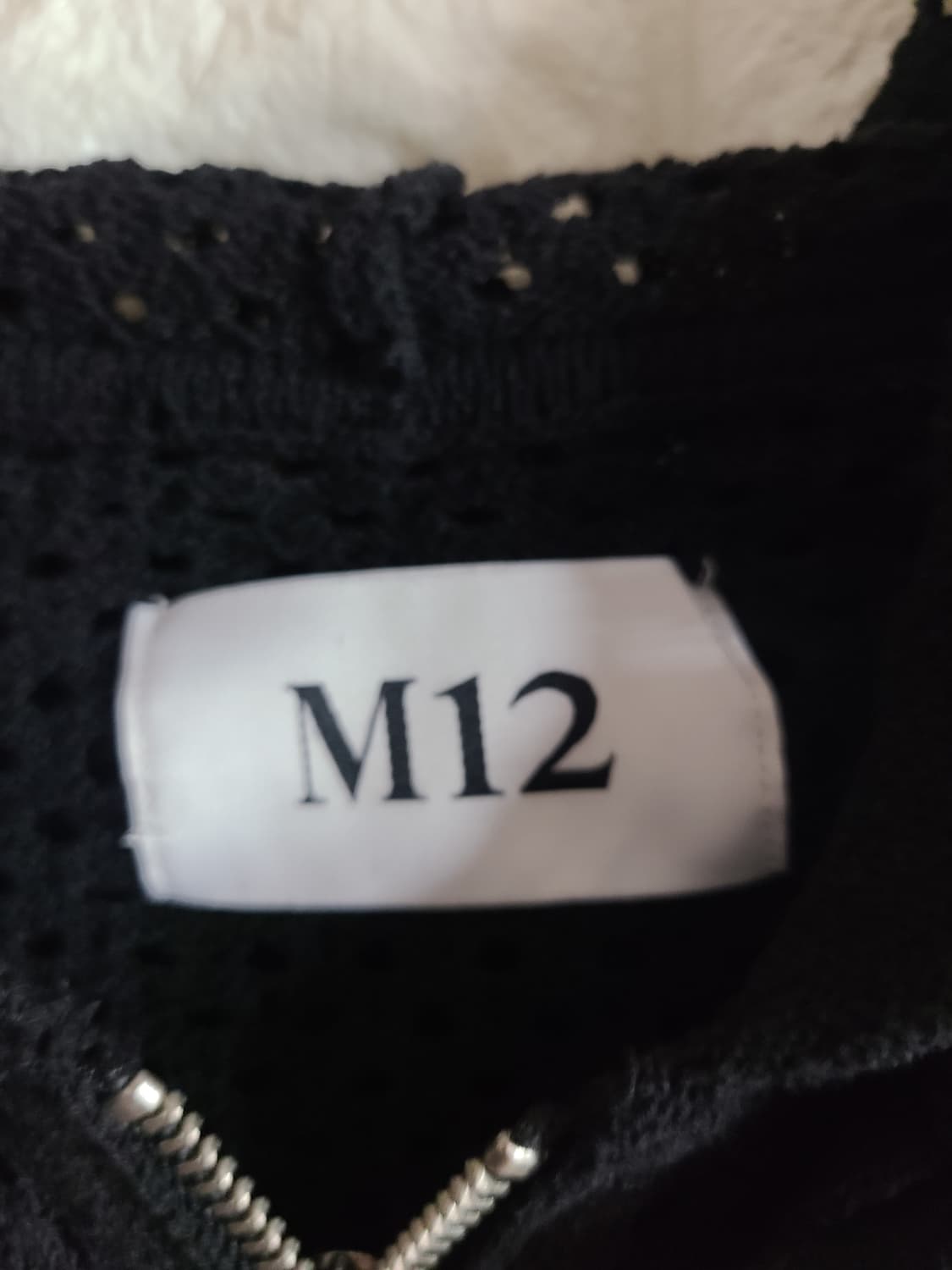 M12 블랙 메쉬 후드 집업(66-77) 상품이미지4