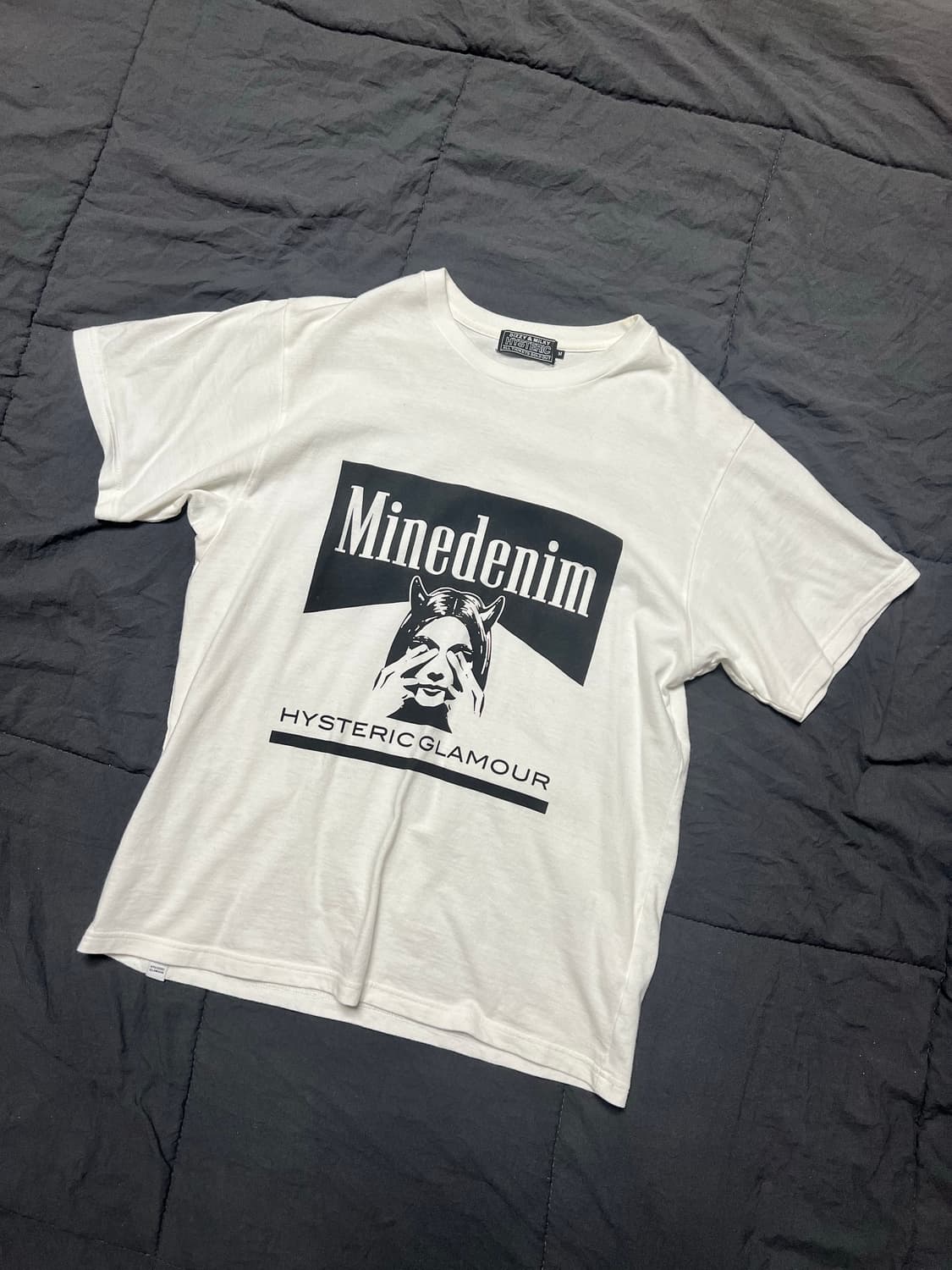 히스테릭글래머 x 마인데님 로고 반팔티 M 상품이미지1