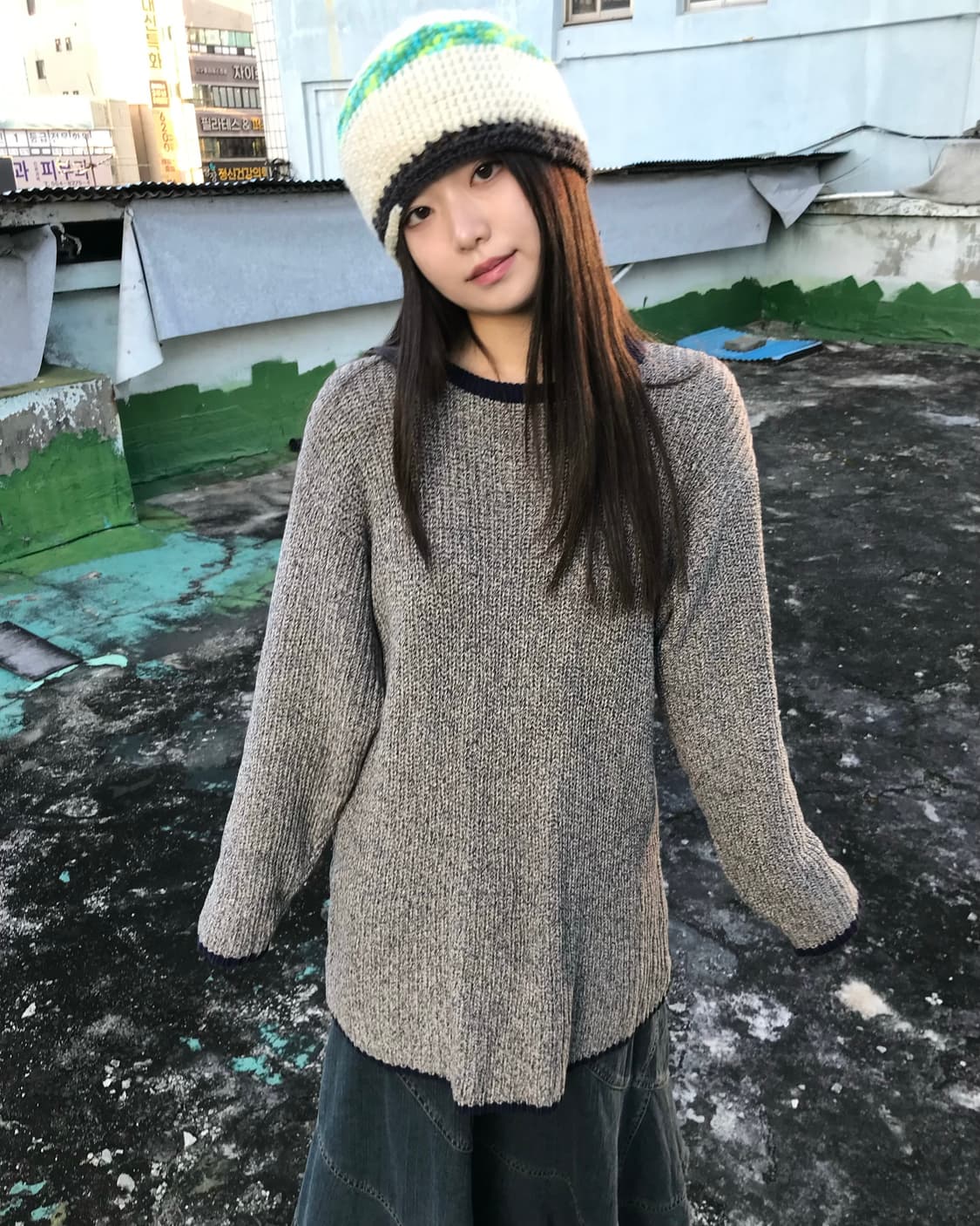 캘빈클라인 루즈핏 니트 상품이미지1