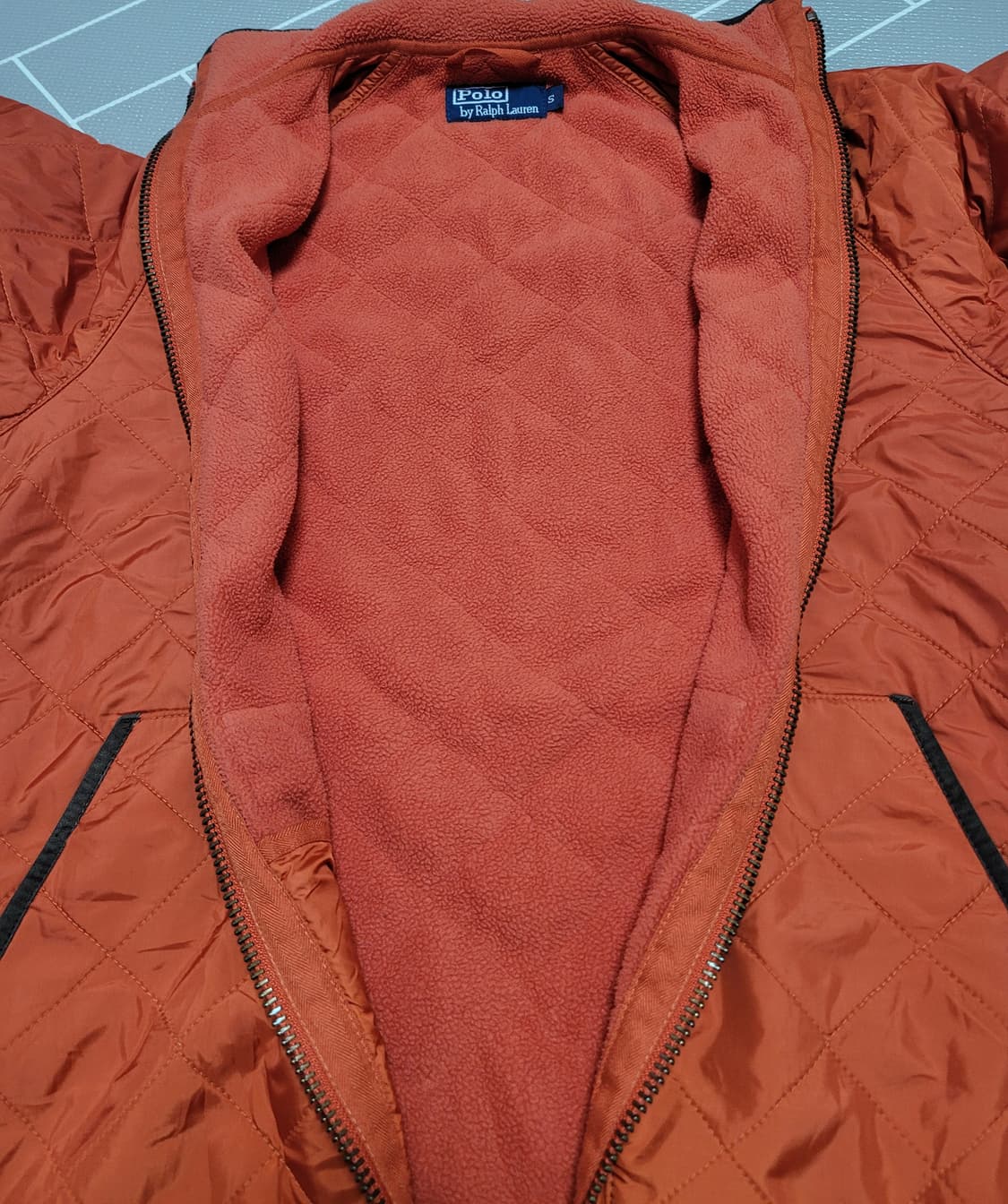 폴로 랄프로렌 투웨이 지퍼 퀼팅 자켓 S (간절기) 상품이미지3