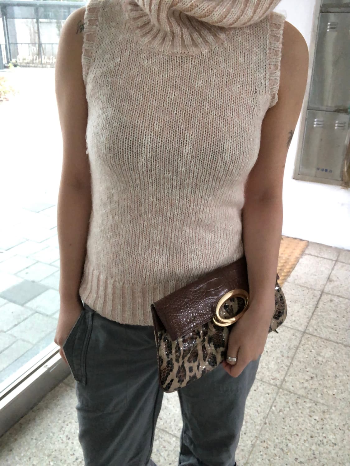 leopard clutch 상품이미지3