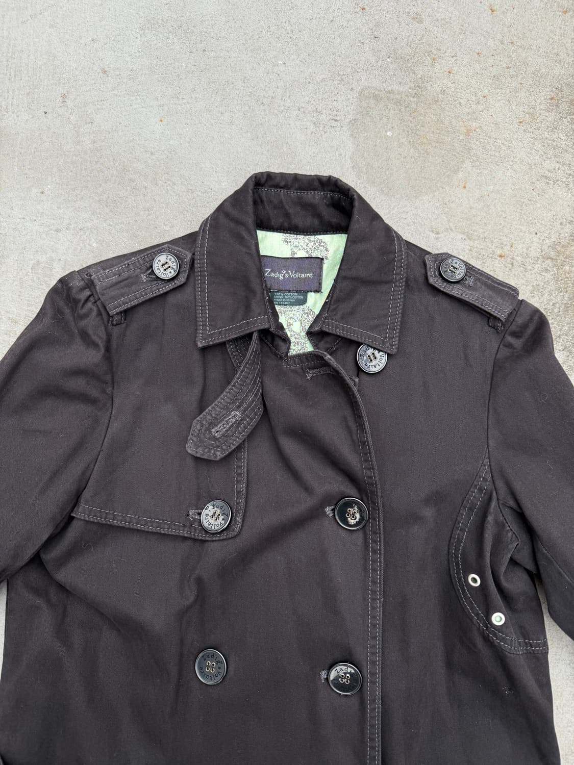 ZADIG&VOLTAIRE 트렌치 코트 상품이미지3